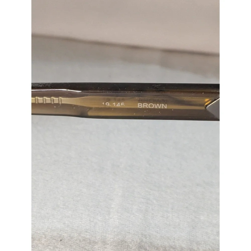JOHN VARVATOS TITANIUM V361 EYEGLASSES FRAME BROWN TORTOISE 53-19-145